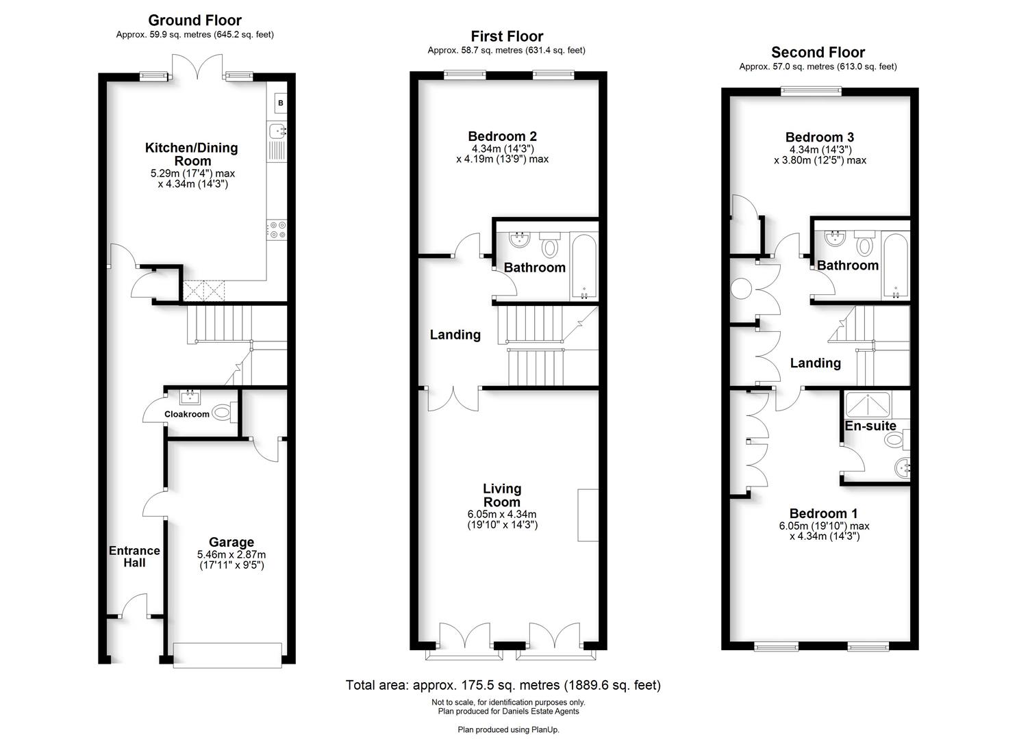 Floorplan for Azalea Close, London Colney