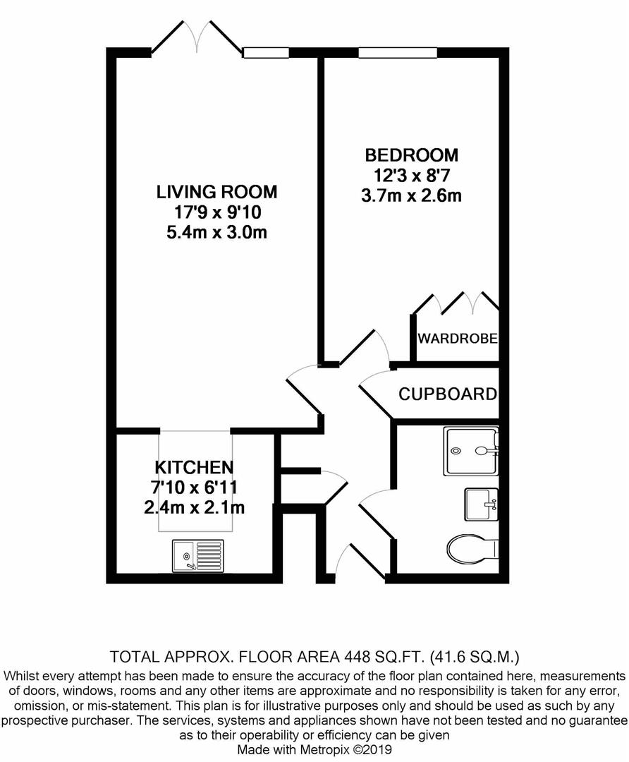 Floorplan for Davis Court, Marlborough Road, St Albans