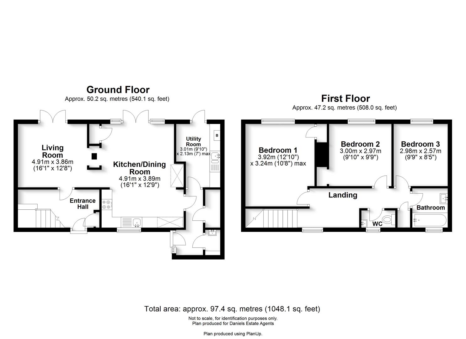 Floorplan for Maynard Drive, St. Albans