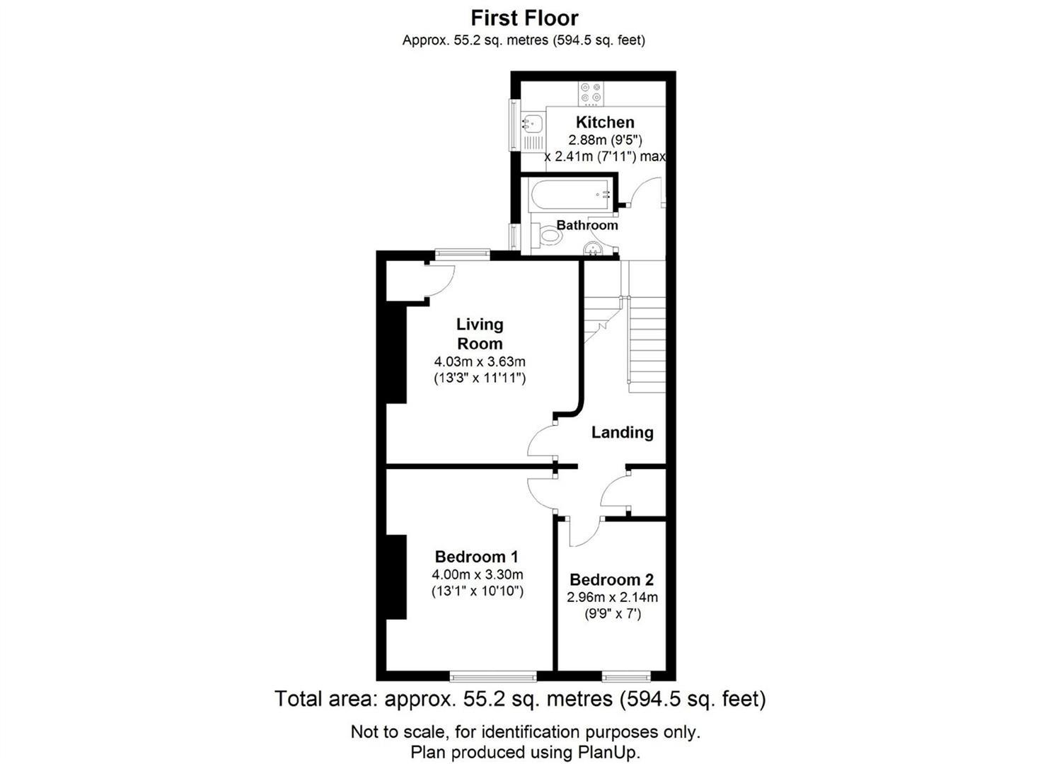 Floorplan for Alma Road, St Albans