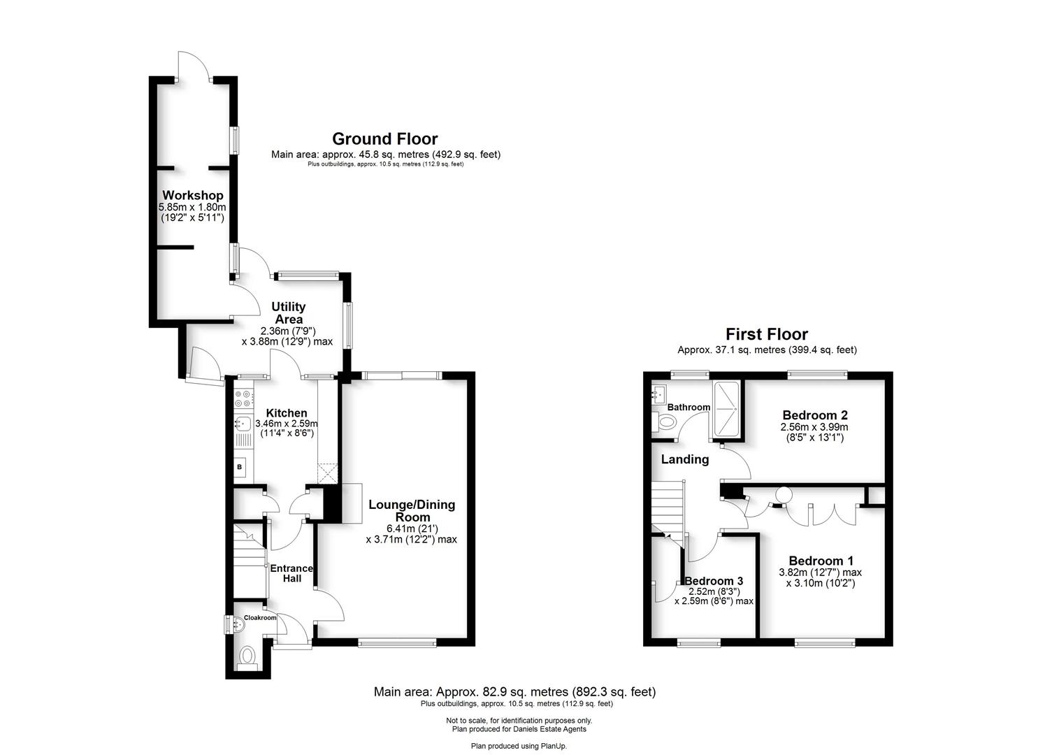Floorplan for Partridge Road, St. Albans