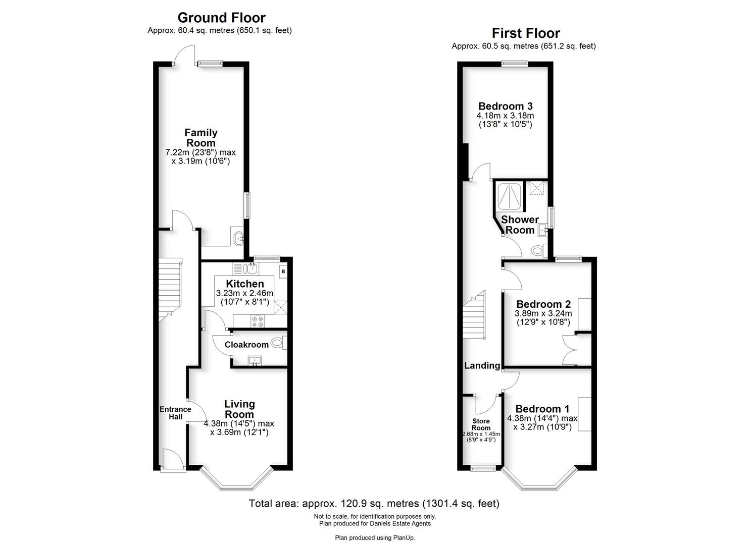 Floorplan for Russell Avenue, St. Albans