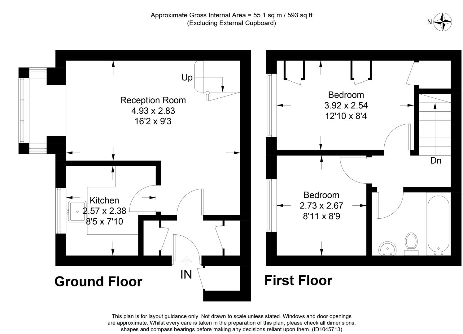 Floorplan for Ashdales, St. Albans