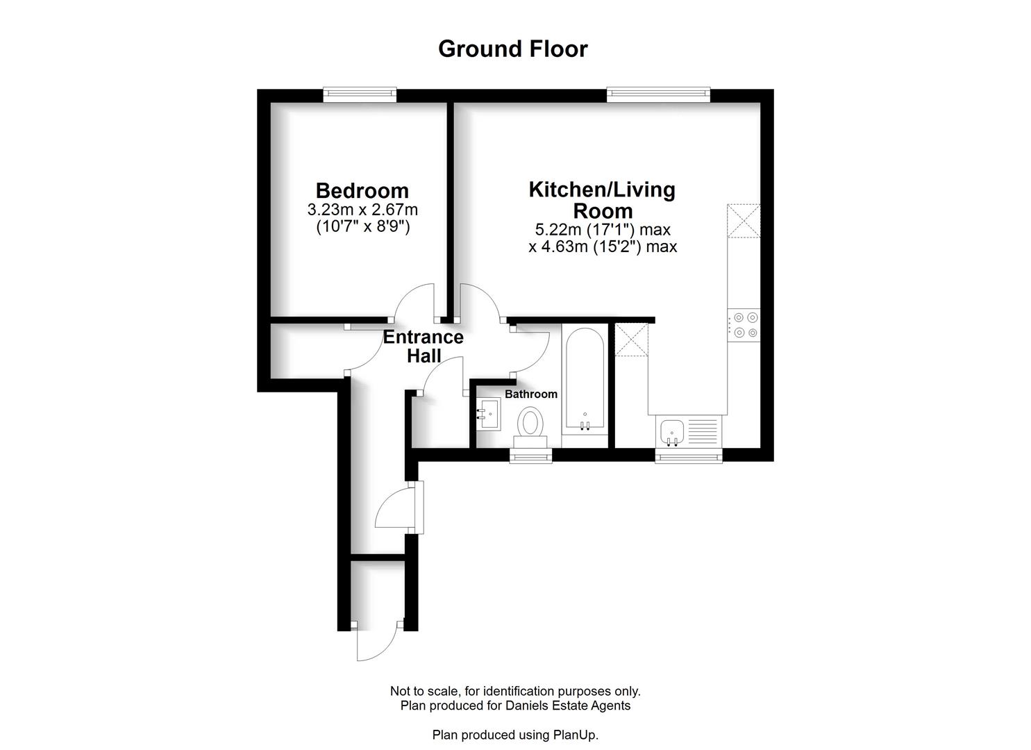 Floorplan for St Leonards Court, House Lane, Sandridge, St. Albans