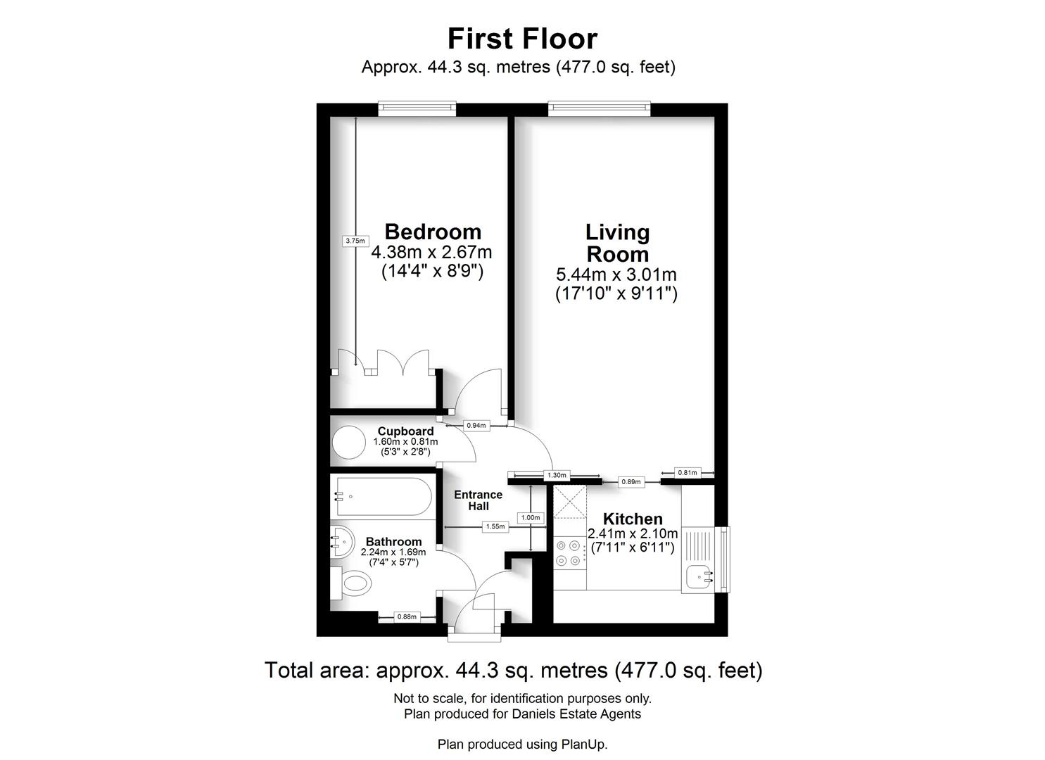 Floorplan for Marlborough Road, St. Albans