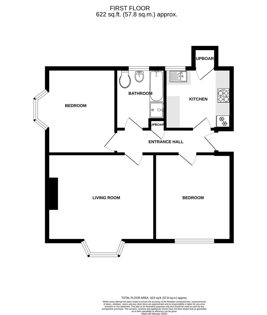 Floorplan for Abbey Court, Holywell Hill, St Albans, Herts