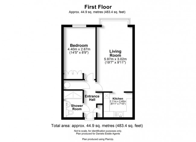 Floorplan for Marlborough Road, St. Albans