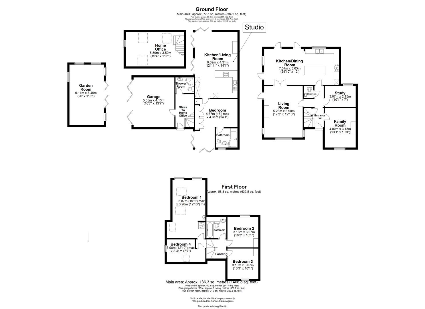 Floorplan for Noke Lane, St. Albans