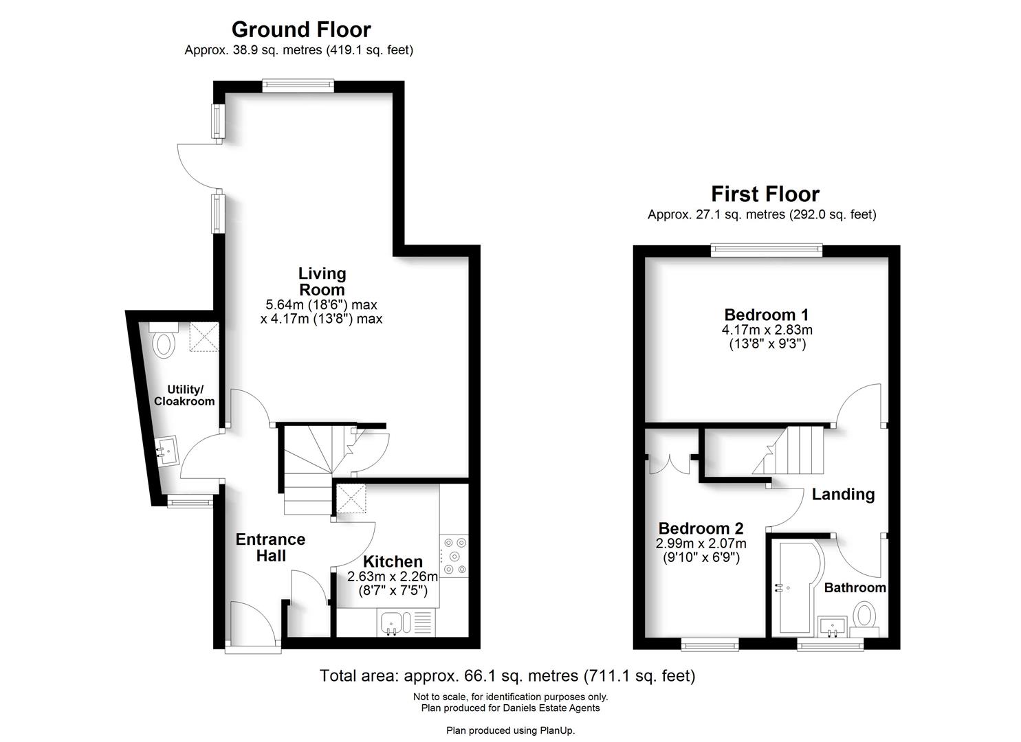 Floorplan for Sandpit Lane, St. Albans, Hertfordshire