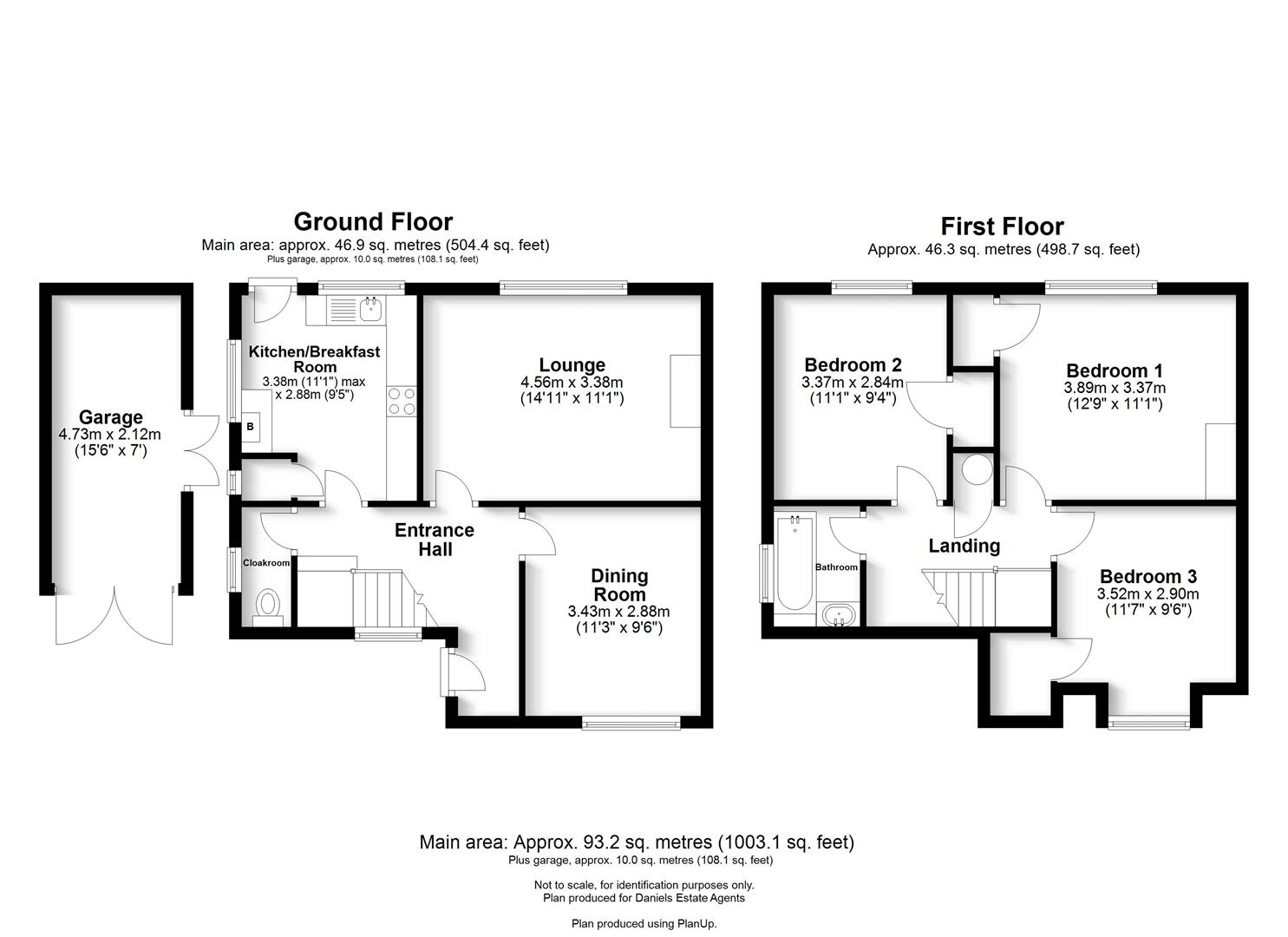 Floorplan for Nuns Lane, St. Albans