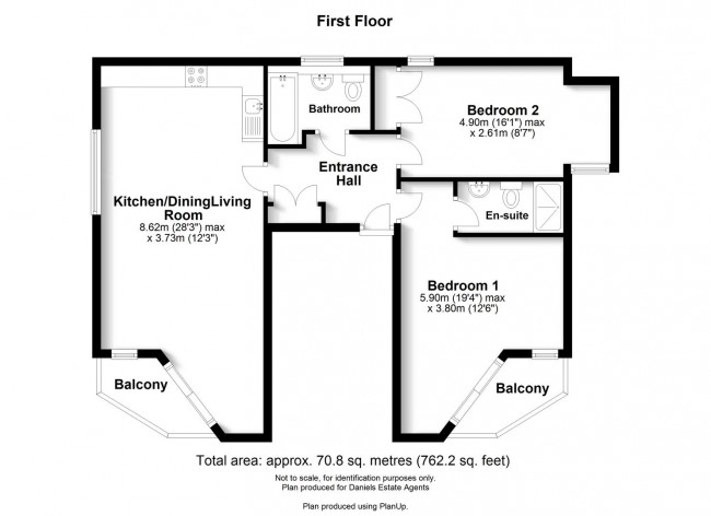 Floorplan for Montague Close, St Albans