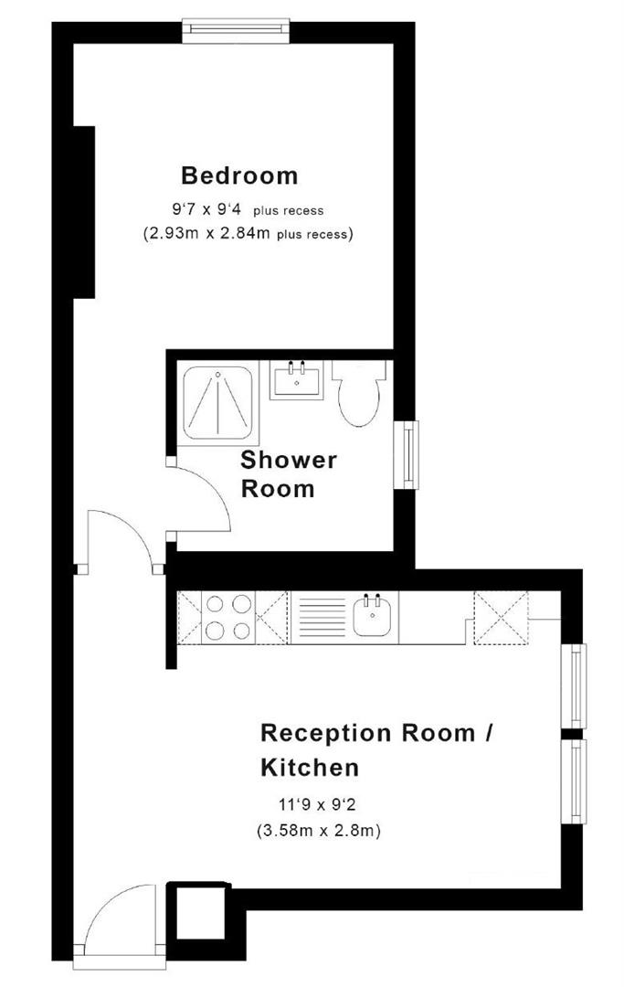 Floorplan for College Road, St. Albans