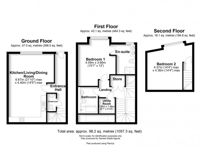 Floorplan for Hatfield Road, St. Albans