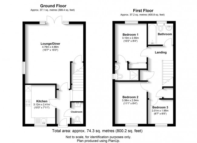 Floorplan for Highfield Lane, Tyttenhanger, St Albans, Hertfordshire