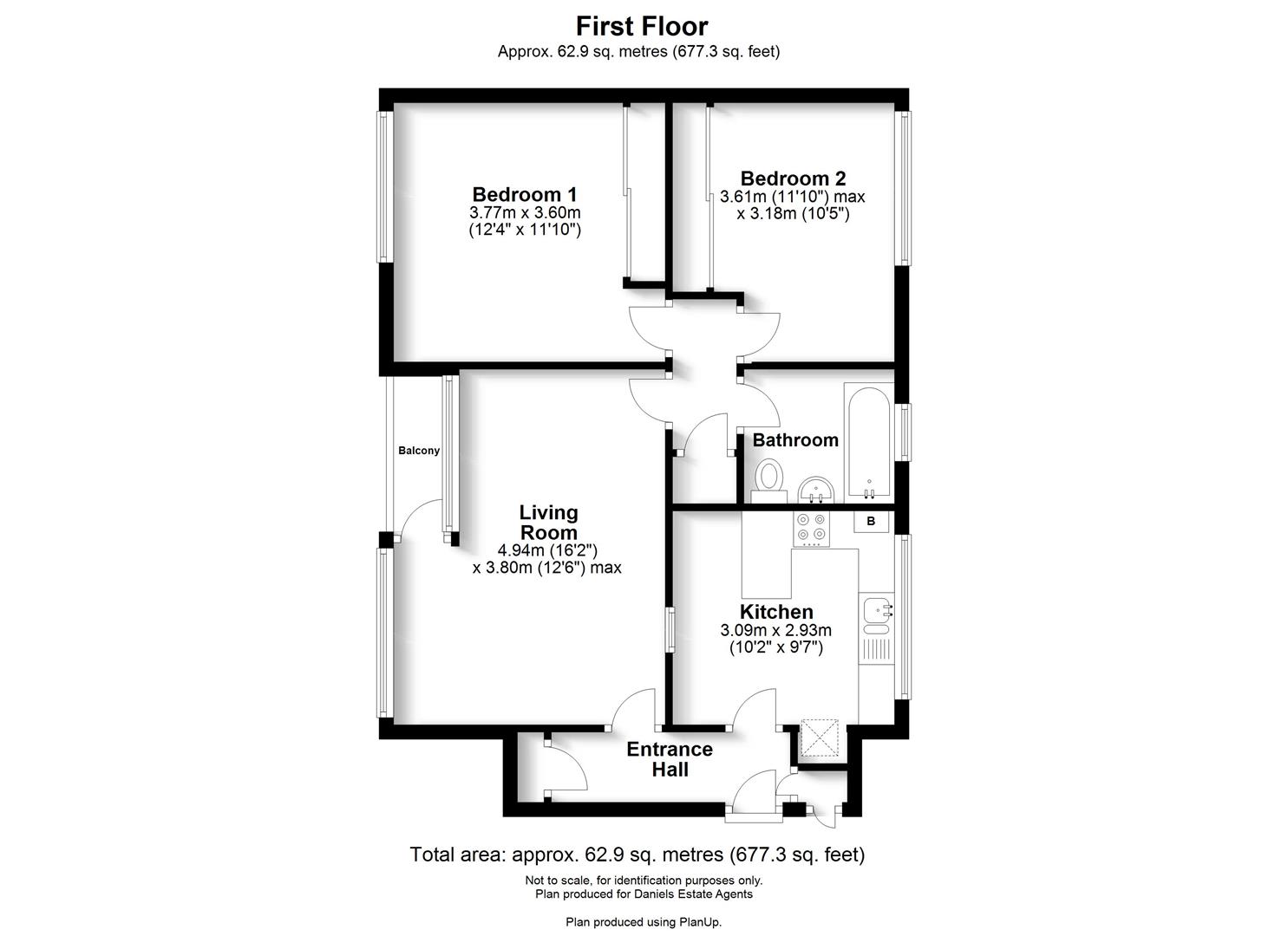 Floorplan for Thirlestane, Lemsford Road, St. Albans, Hertfordshire