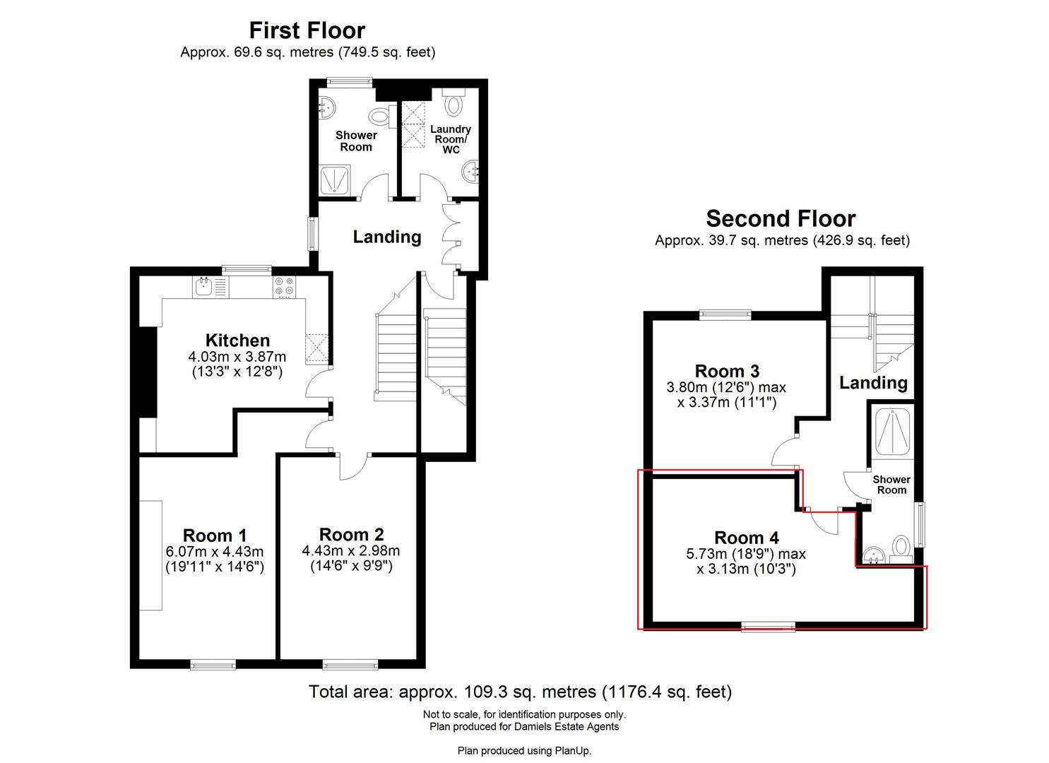 Floorplan for Alma Road, St Albans