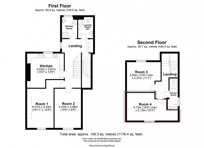 Floorplan for Alma Road, St Albans
