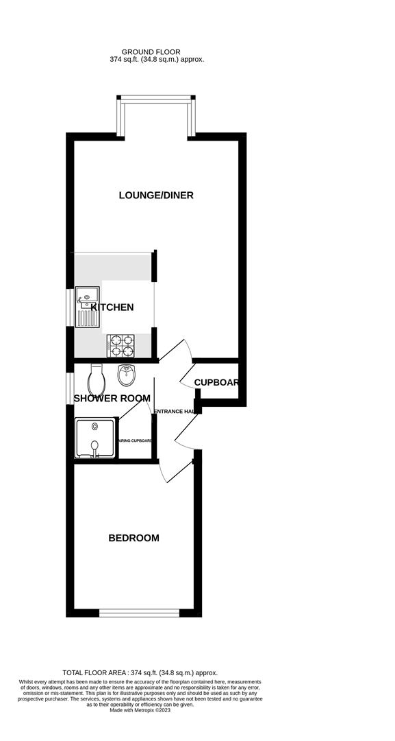 Floorplan for Milford Close, St. Albans
