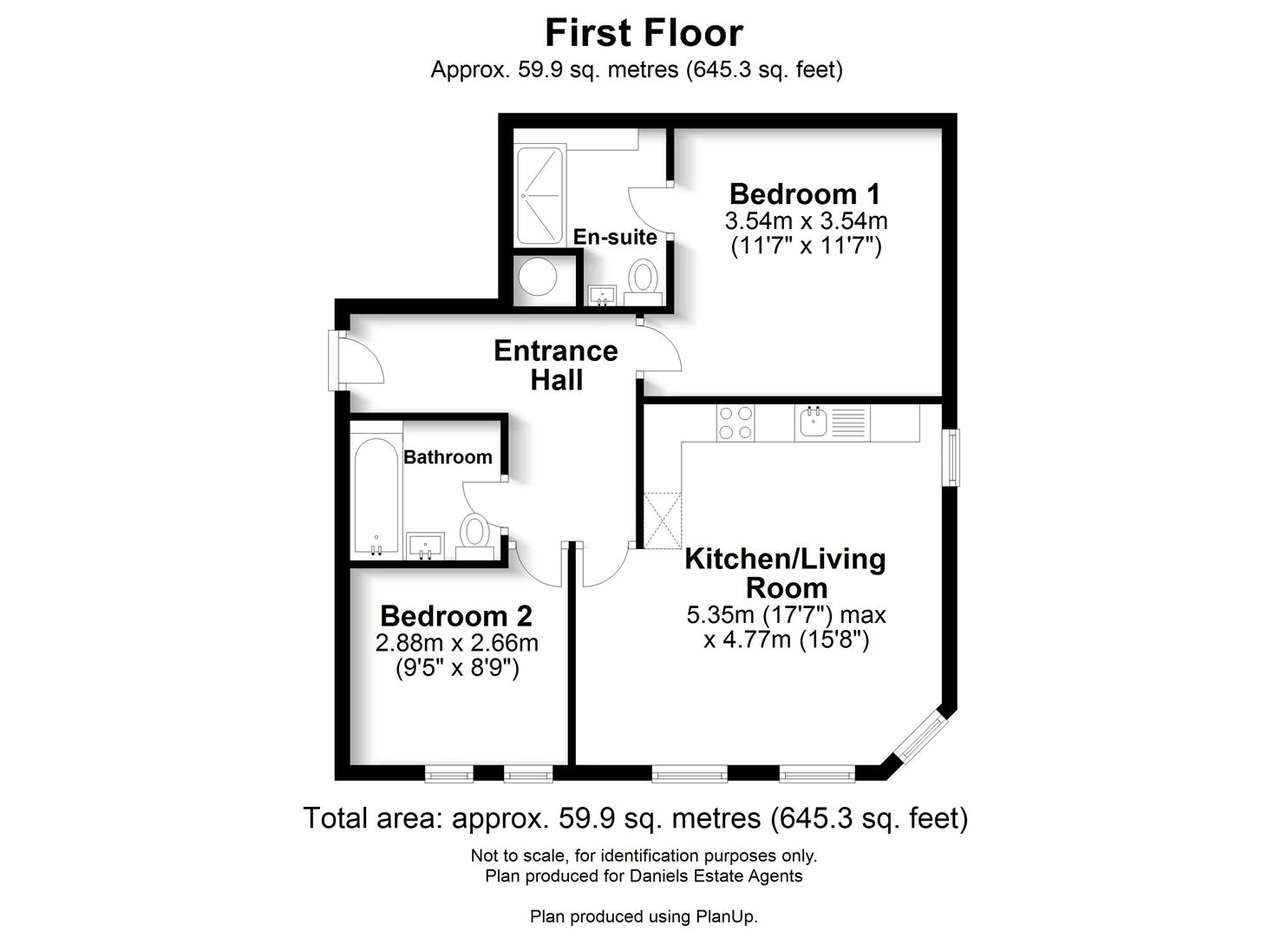 Floorplan for Lower Dagnall Street, St Albans, Hertfordshire