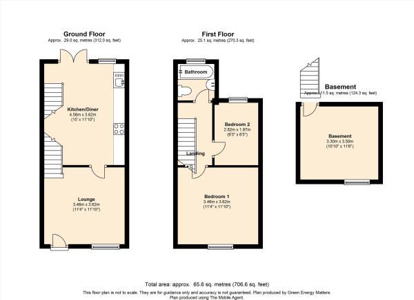 Floorplan for Spencer Street, St Albans, Hertfordshire