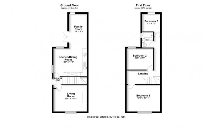 Floorplan for St. Julians Road, St. Albans