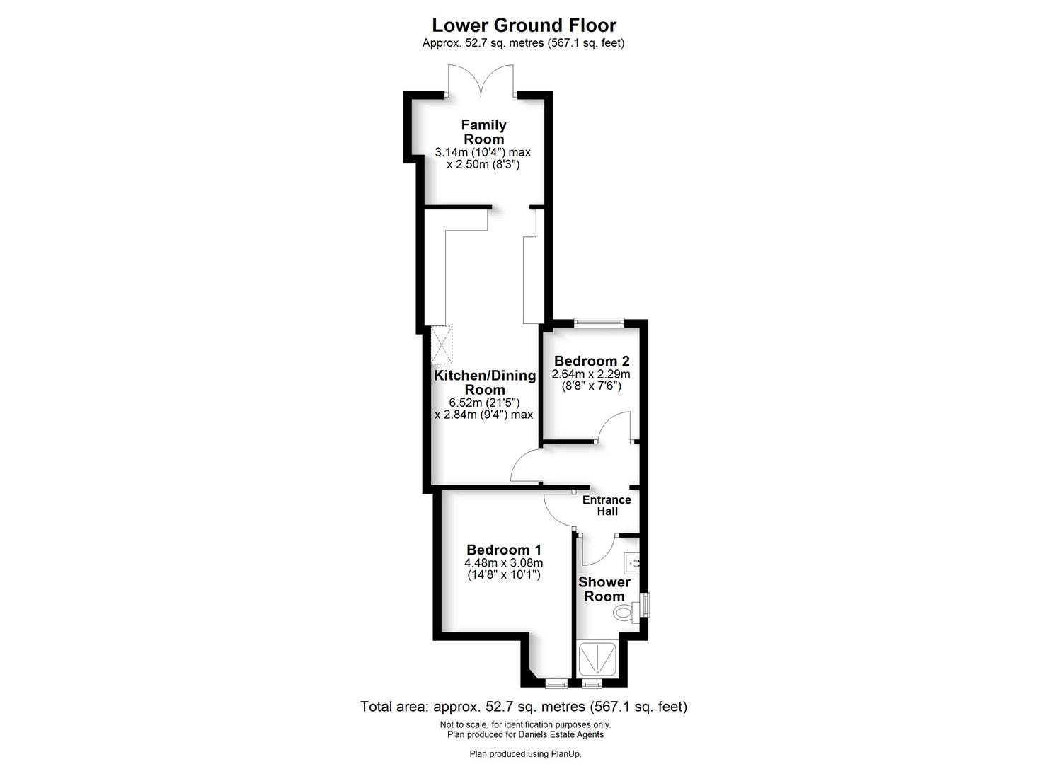 Floorplan for London Road, St. Albans
