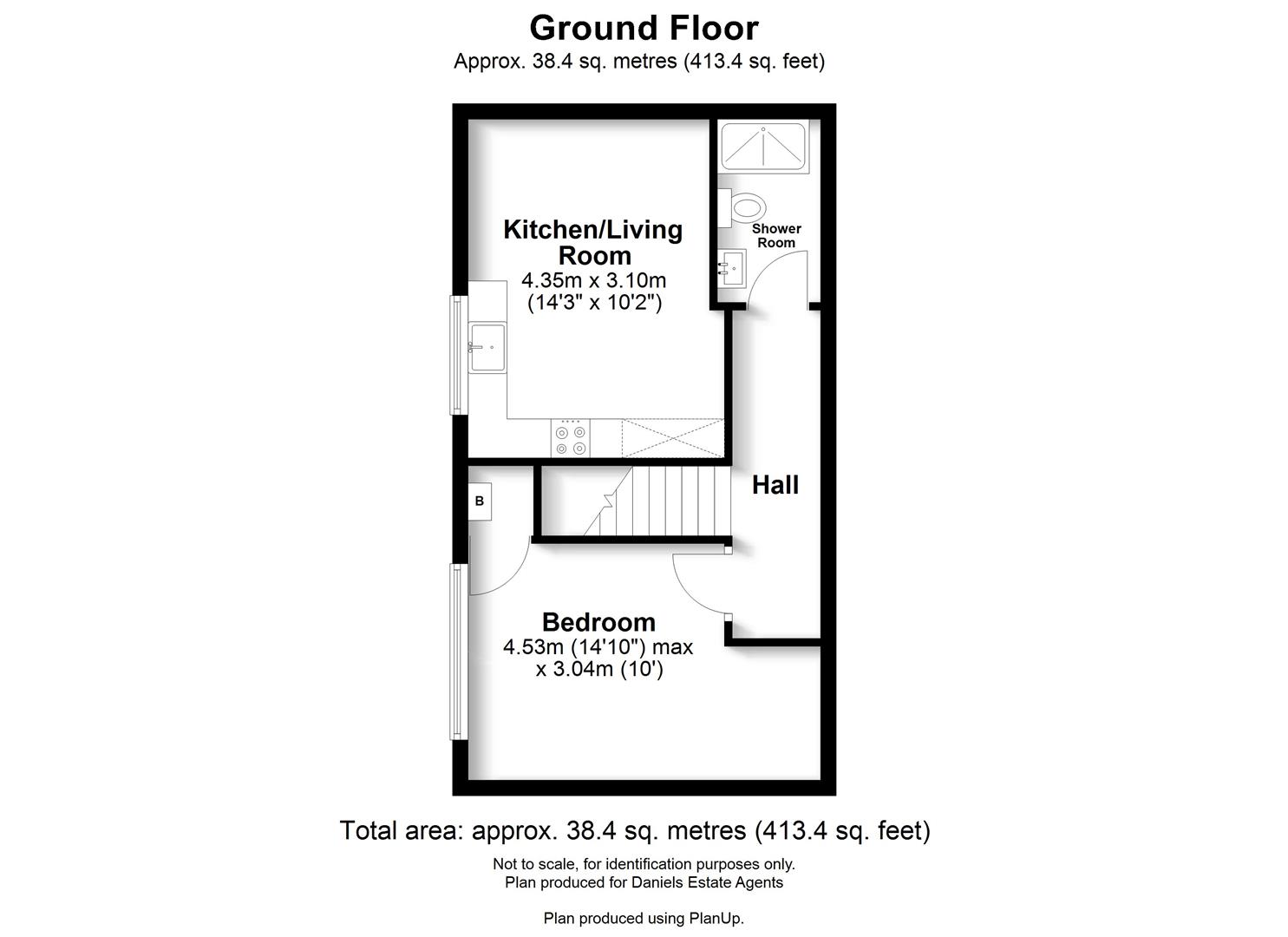Floorplan for London Road, St. Albans