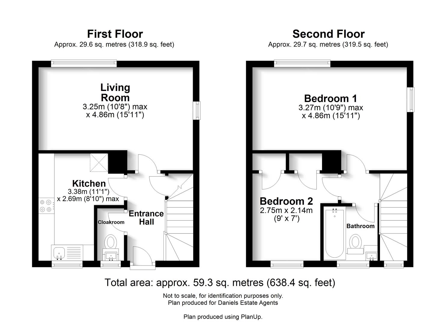 Floorplan for Francis Court, Alma Road, St. Albans