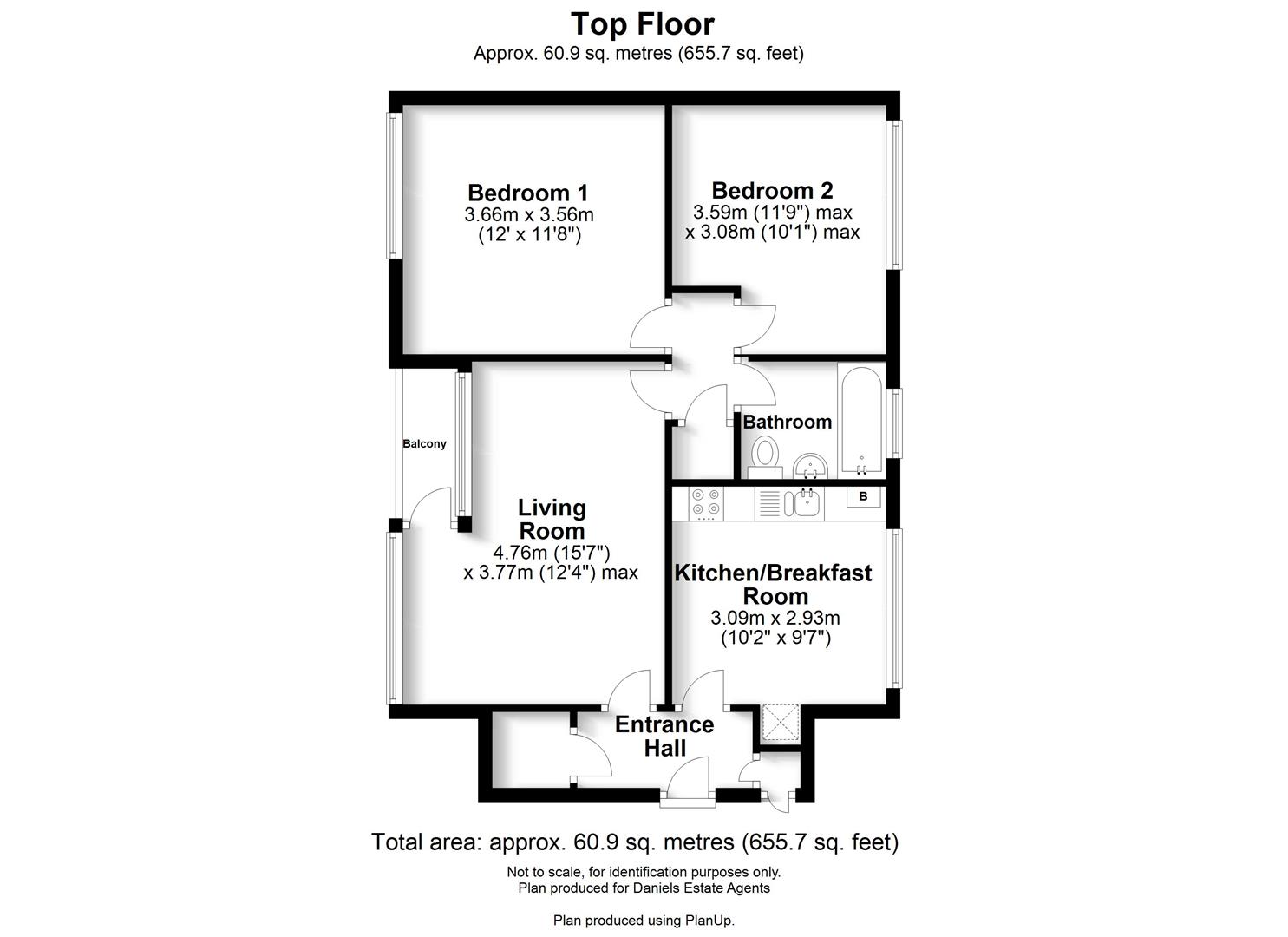 Floorplan for Thirlestane, Lemsford Road, St Albans, Hertfordshire