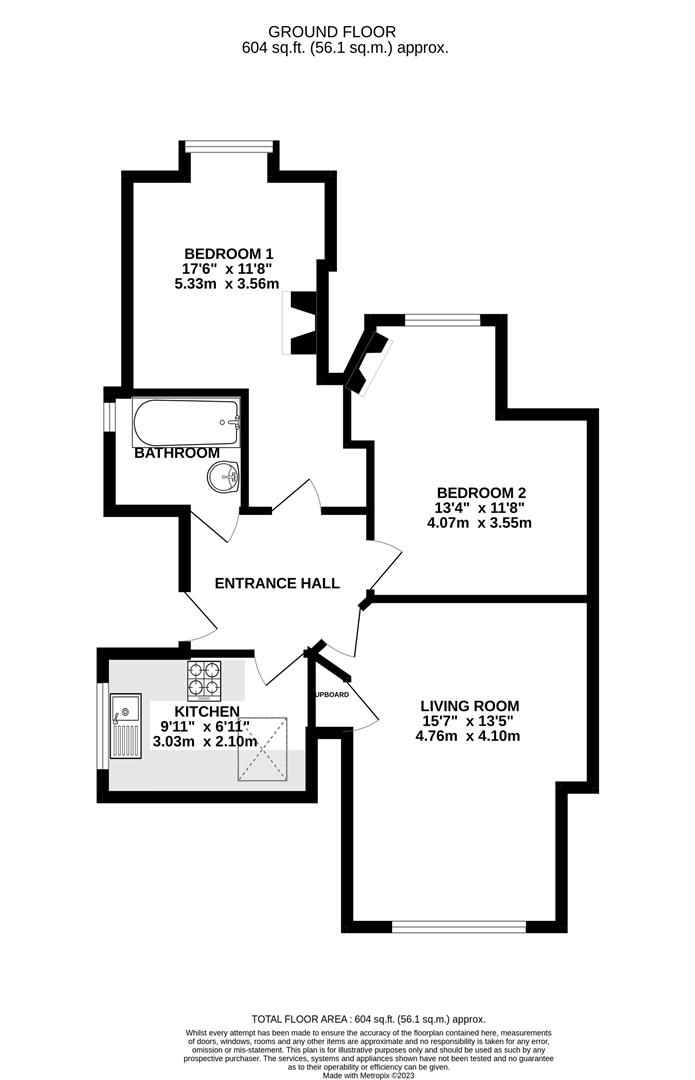 Floorplan for Avenue Road, St Albans