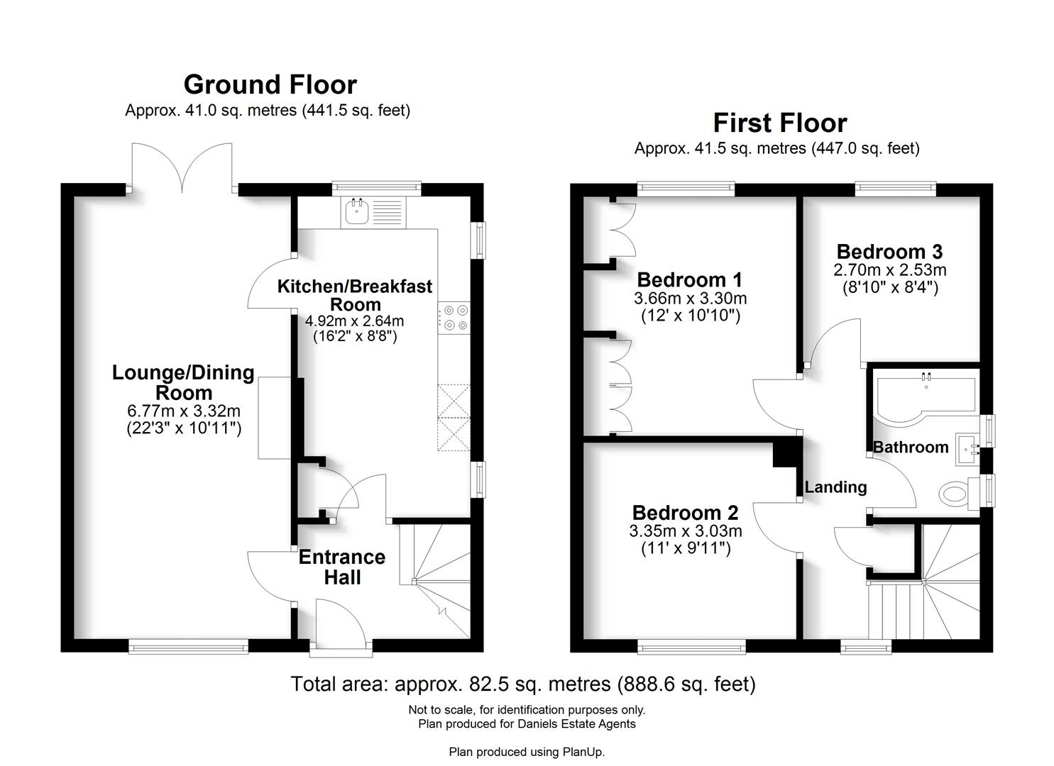 Floorplan for Hampden Place, Frogmore, St. Albans