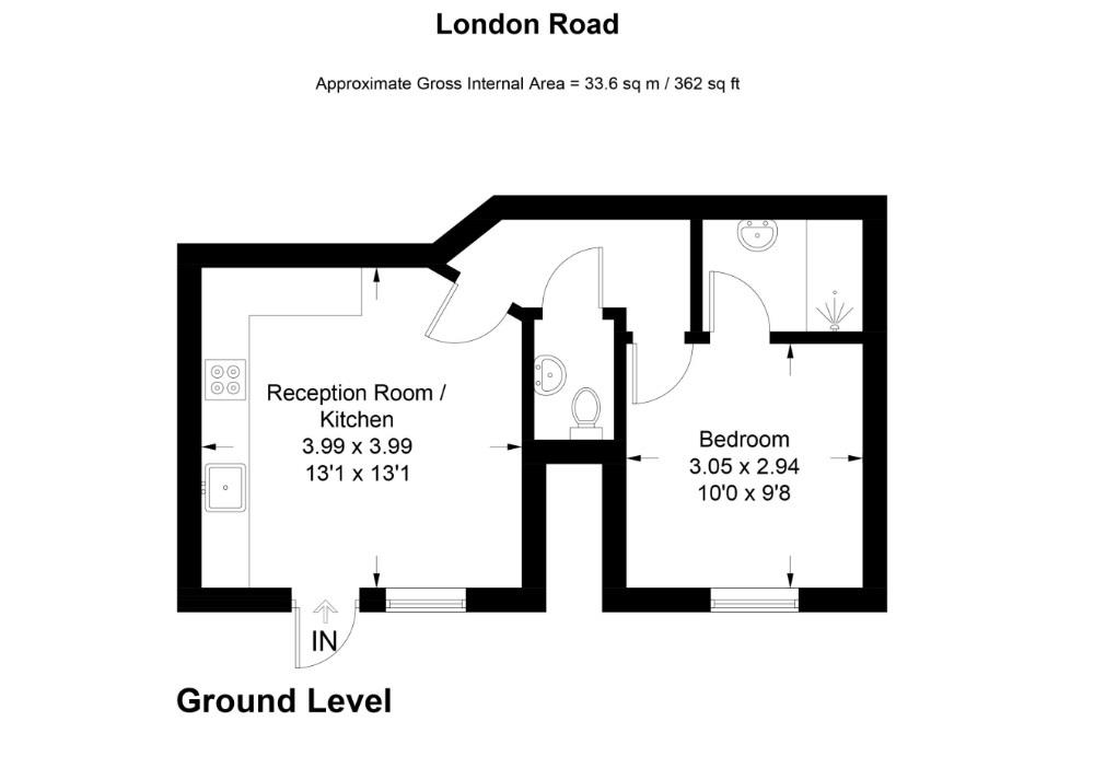 Floorplan for London Road, St. Albans
