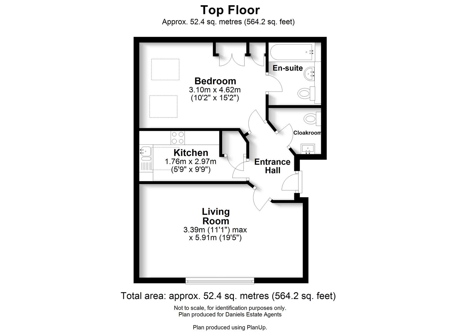 Floorplan for Holywell Hill, St. Albans