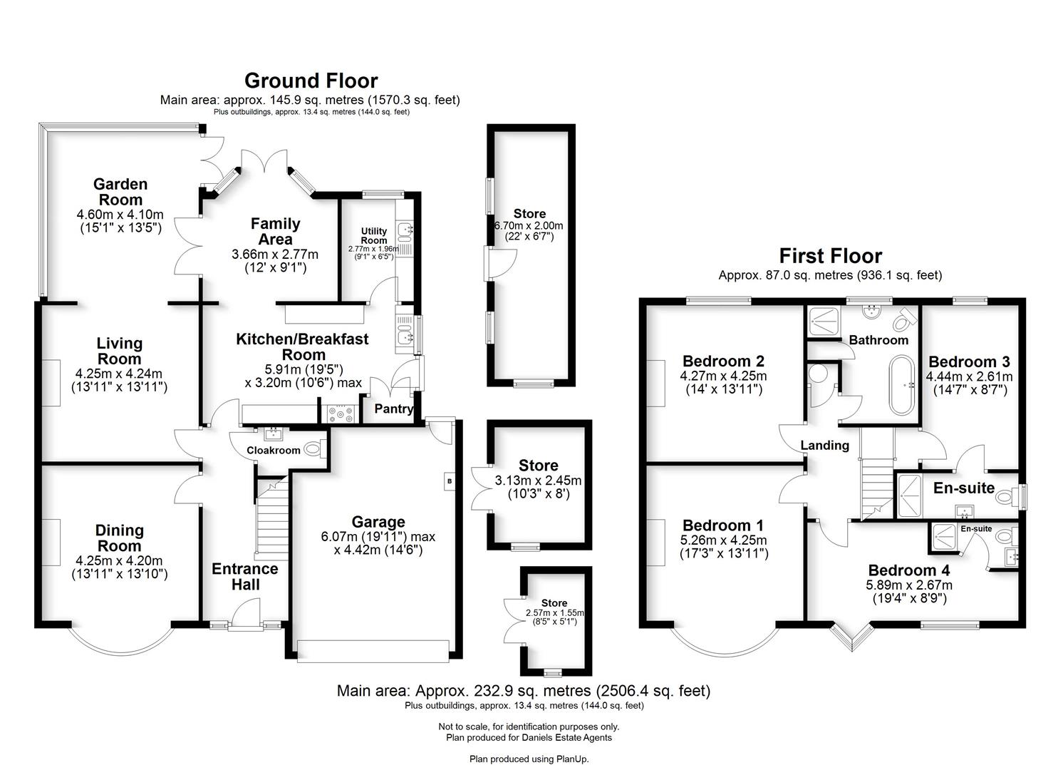 Floorplan for Watford Road, St. Albans