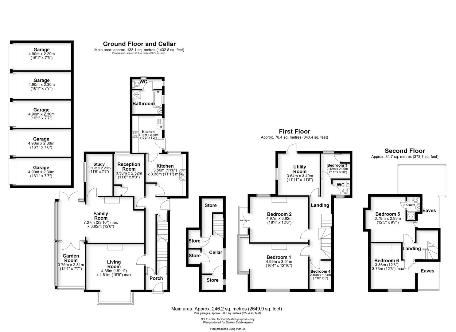 Floorplan for Ridgmont Road, St. Albans