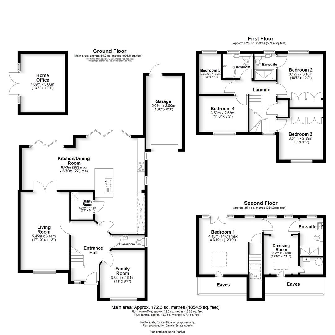 Floorplan for Princess Diana Drive, St. Albans