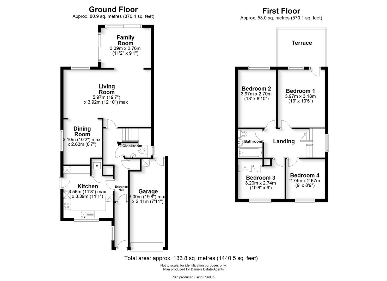 Floorplan for Pine Grove, Bricket Wood, St. Albans