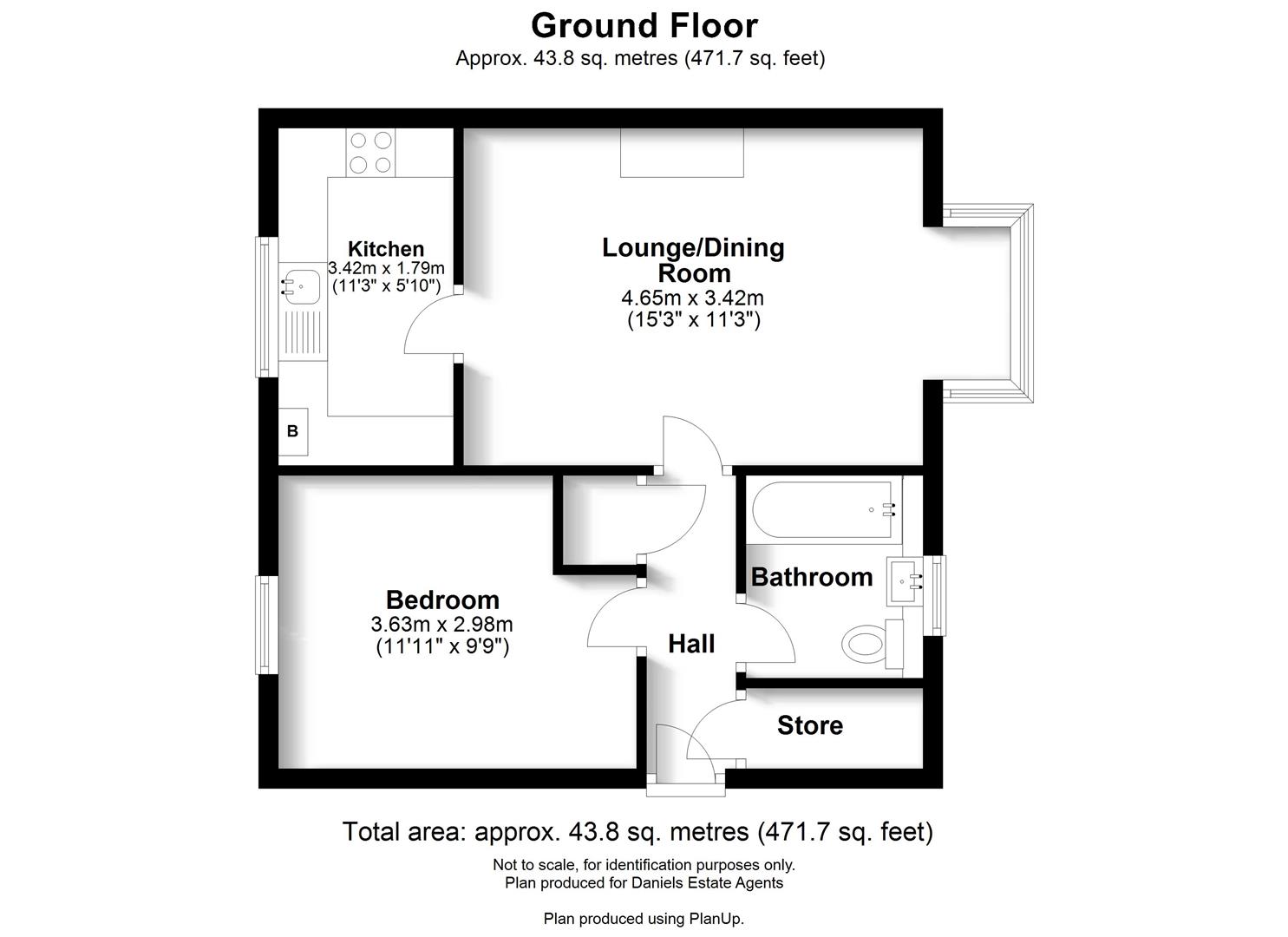 Floorplan for Millers Rise, St. Albans
